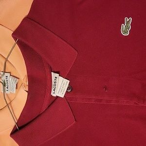 Lacoste short sleeve shirts
